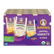 5 x Annie's Homegrown Organic Macaroni and Cheese Variety Pack, 12 ct./6 oz.