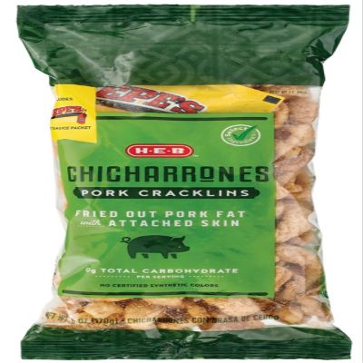 chicharrones pork rinds mexican snacks natural flavor 5oz ea. Pack of 2
