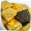 TIDTALEO 200pcs Aluminium Foil Wrapping Paper Foil Candy Wrappers Tin Wrapping Paper Packaging for view 3