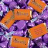 124 Pcs Halloween Candy Party Favors Miniatures Chocolate & Kisses (1.52 lbs, Approx. 124 Pcs) - Purple Spirit view 1