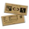 36ct Personalized 50th Anniversary Candy Party Favors in Bulk Chocolate Bars with Photo (36 Count) - Golden 50th view 2