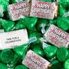 124 Pcs Birthday Candy Party Favors Miniatures Chocolate & Light Green Kisses (1.52 lbs, Approx. 124 Pcs)