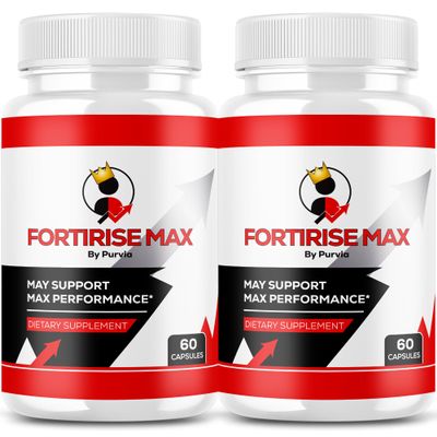 (2 Pack) Fortirise Max - Fortirise Max Pills Maximum Strength Formula, Fortirise Maxx Overall Wellness Support Vitamin Supplement Review, Fortirise Capsules, Fortirise Ultra Advanced (120 Capsules)
