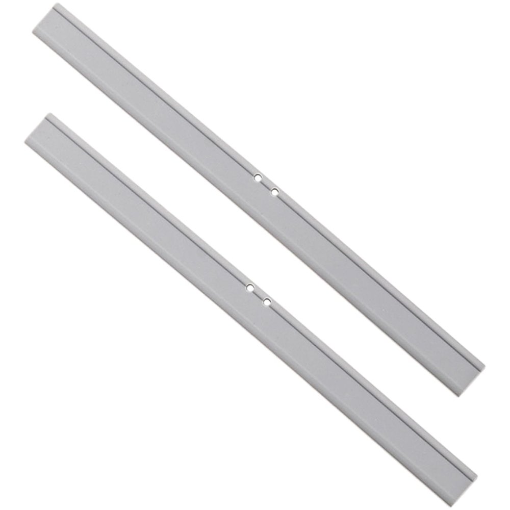 GARVALON Glass Wiper Head 2pcs Window Wiper Strip Replacement Rubber Easy Handling