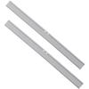 GARVALON Glass Wiper Head 2pcs Window Wiper Strip Replacement Rubber Easy Handling view 1