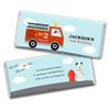 12ct Personalized Fire Truck Party Birthday Candy Favors in Bulk Chocolate Bars (12 Count) view 2