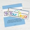 50ct Promotional Products Add Your Logo Personalized Wrappers for Candy Bars - Light Blue - Candy Not Included view 1