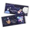 12ct Personalized Galaxy Space Party Birthday Candy Favors in Bulk Chocolate Bars (12 Count) view 2