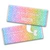 12ct Personalized Mermaid Party Birthday Candy Favors in Bulk Chocolate Bars (12 Count) - Rainbow view 2