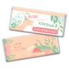 36ct Personalized Pink Dinosaur Birthday Candy Party Favors in Bulk Chocolate Bars (36 Count) - Girl view 2