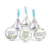 360 Pcs Wedding Candy Kisses Party Favors - Milk Chocolate - Botanical view 1