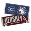 12ct Personalized Unicorn Party Birthday Candy Favors in Bulk Chocolate Bars (12 Count) - Navy Blue view 1
