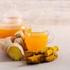1 Pack - Instant Ginger Turmeric Drink with Honey - Nghe va Gung Ket Hop Mat Ong - 10 Sachets per Box - Product of Singapore view 3