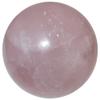 Rose Quartz Sphere Pink EQ Love Stone Crystal Ball 2.75-3.0 inch view 1