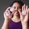 Rose Quartz Sphere Pink EQ Love Stone Crystal Ball 2.75-3.0 inch view 3