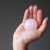 Rose Quartz Sphere Pink EQ Love Stone Crystal Ball 2.75-3.0 inch view 4