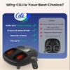 CILI Foot Massager with Heat, Shiatsu Foot Massage Machine for Plantar Fasciitis Neuropathy, 3 Sole & Instep Heating Levels, 3 Intensity Adjustable, Up to Size 14, Gifts for Him Her view 2