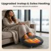 CILI Foot Massager with Heat, Shiatsu Foot Massage Machine for Plantar Fasciitis Neuropathy, 3 Sole & Instep Heating Levels, 3 Intensity Adjustable, Up to Size 14, Gifts for Him Her view 4