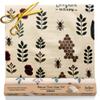 BeePure Reusable Beeswax Food Wrap - Eco-Friendly, Sustainable Wrap Roll (15"x80") - Plant & Bee Pattern for Food Storage view 1