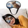 Panther & Mountain Lion Sleep Mask Soft Blackout Eye Mask with Adjustable Strap Comfortable Eye Shade Cover for Women Men Deep Rest Travel Work Home view 1