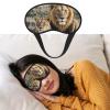 African Lion and Lioness Sleep Mask Soft Blackout Eye Mask with Adjustable Strap Comfortable Eye Shade Cover for Women Men Deep Rest Travel Work Home view 1