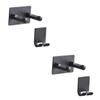 Beatifufu 4pcs Bathroom Storage Organizer Wall-mounted Hair Dryer Rack Toilet Storage Rack Space-saving Easy Install view 1