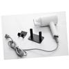 Beatifufu 4pcs Bathroom Storage Organizer Wall-mounted Hair Dryer Rack Toilet Storage Rack Space-saving Easy Install view 3