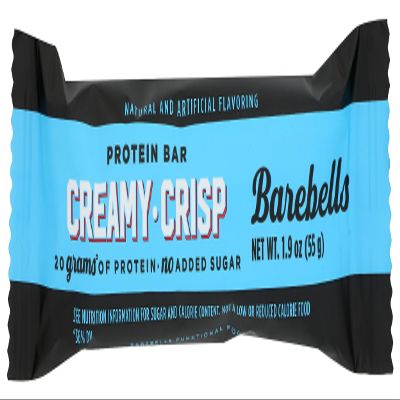 Barebells Creamy Crisp Protein Bar, 55 Grams - Single Bar