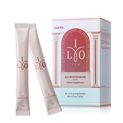 ILO Whitathione Antioxidant Powder Sticks, 500mg Vitamin C, 30 Count