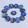 13pcs Natural Crystal Rune Stones Carved Witch Pagan Wiccan Reiki Healing Chakra-Clear Quartz view 2