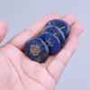 13pcs Natural Crystal Rune Stones Carved Witch Pagan Wiccan Reiki Healing Chakra-Clear Quartz view 3