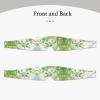 White Natural Greenery Twig3 Print Sleep Mask Eye Mask For Adult Sleep Eye Ear Muffs Perfect For Travel Camping Meditation view 2