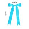 Meseey 30 Pcs 5x7 Inch Turquoise Blue Grosgrain Ribbon Bows with Twist Ties, Pre-Tied Large Decorative Bows for Gift Wrapping, Wedding, Birthday, Graduation, Holiday, Party Decor & DIY Crafts view 2