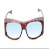 Medspex Fl012 Color Therapy Reading Glasses +1.75 Tortoise Havana/Blue Fluorescent Light Sensitivity Chakra Chromotherapy view 2