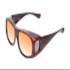 Medspex Fl012 Color Therapy Reading Glasses +0.50 Tortoise Havana/Orange Light Sensitivity Therapeutic Mood Chromotherapy view 1