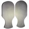 Leather Boot kilties/False Tongue/Boot Protector/Boot Accessory for 6&8 Inch High Boots (Grey Nubuck, Regular Round Finish for 8 Inch High Boot) view 1