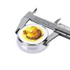 Bird's Nest Golden Chicken Round Pill Box. Portable Daily Medication Organizer, Travel-Friendly Design. view 4