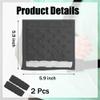 2Pcs Strap Cushion for Arm Sling - Sling Cushion for Arm Suitable for 1.5 Inches Wide, Universal Cushions Designed to Relieve Shoulder Pressure Caused By Slings,Black view 2
