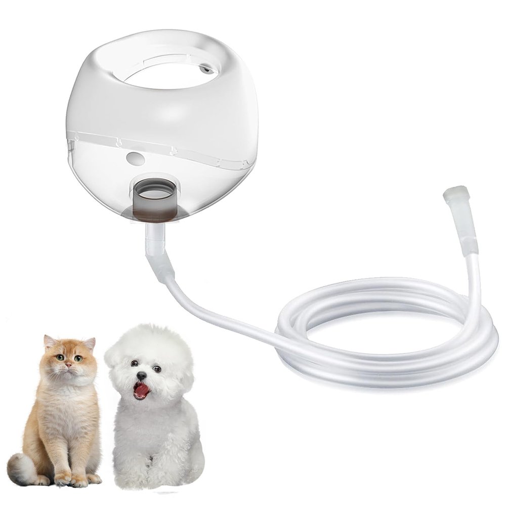 STARSUM Cat Inhaler Mask, Oxygen Mask for Cats and Puppies, Pet Oxygen Mask and Tube, Suitable for Cats and Small Dogs (Equipment Not Included) S