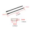 1 Pair Eyeglass End Tips Silicone Long Ear Sock Pieces Eyewear Anti-Slip Comfort Replacement Sleeve Metal Glasses Legs view 3