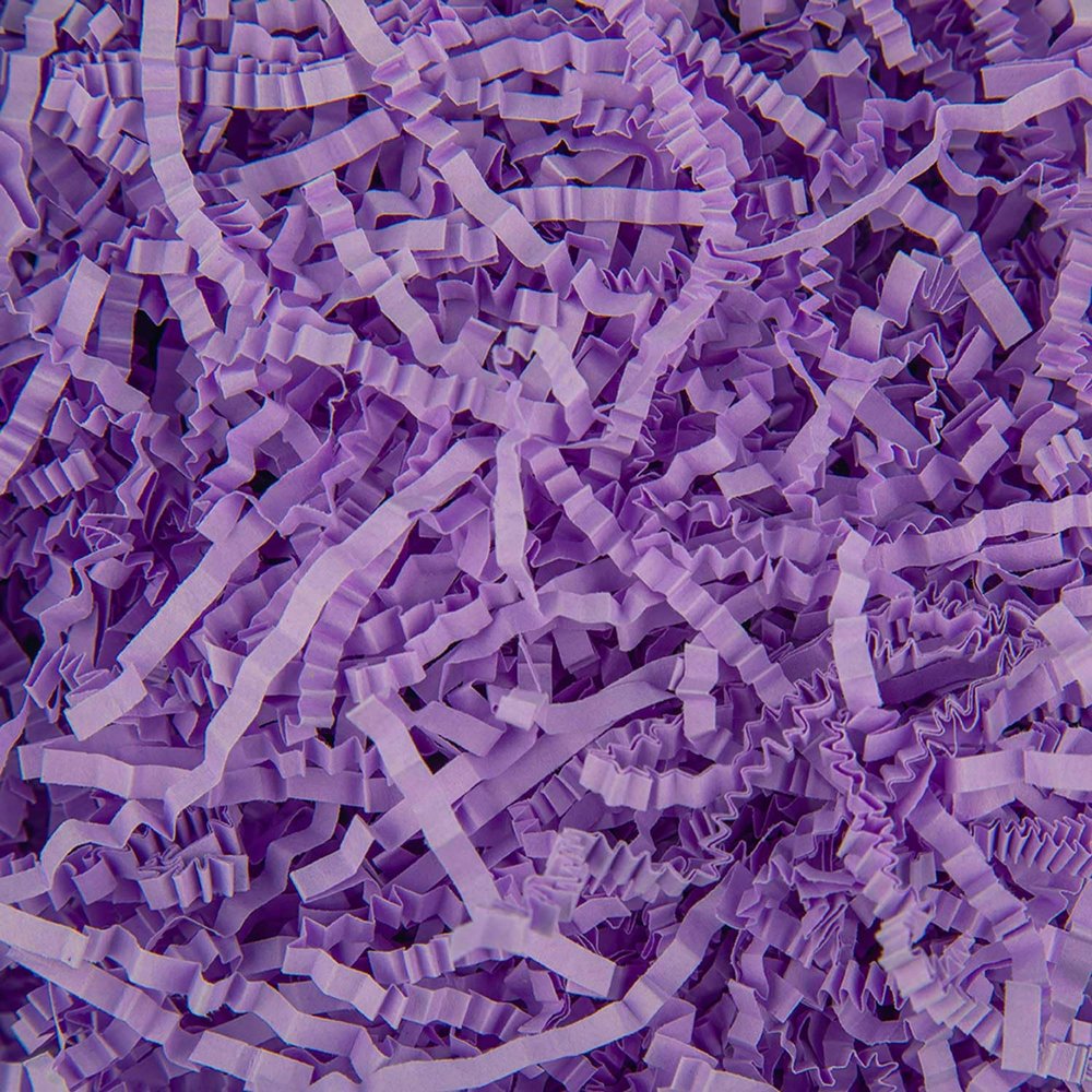 Caleihd 1/2 LB Crinkle Cut Paper Shredded Filler Paper for Gift Baskets Gift Box Confetti Paper Shreds Decoration Stuffing for Birthday, Weddings, Anniversaries, Christmas Wrapping Purple