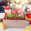 Caleihd 1/2 LB Crinkle Cut Paper Shredded Filler Paper for Gift Baskets Gift Box Confetti Paper Shreds Decoration Stuffing for Birthday, Weddings, Anniversaries, Christmas Wrapping Red&Green view 4