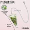 Amazing Gemstone Prehnite Orgone Crystal Pendulums for Divination and Dowsing Crystal Pendulum with True Pendulum Motion Spritual Crystal view 4