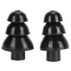 Miskall Black Ear Plugs, Reusable Noise Reduction Waterproof Swimming Earplugs with Filter view 1
