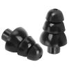 Miskall Black Ear Plugs, Reusable Noise Reduction Waterproof Swimming Earplugs with Filter view 2
