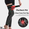 1 Pair Aicao Kneeca Acupressure Self Heating Knee Sleeve, Aicao Knee Protection for Warm, Ai cao Best Knee Brace For Women and Men, Relieve Knee Pain (Green,L (13.7" - 15.7 ")) view 3
