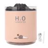Essential Oil Diffuser Large Capacity Colorful Volcano Night Light Aromatherapy Humidity Diffuser for Home Office Bedroom Living Room (Pink) view 1