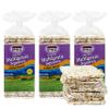 Ultra Thin Whole Grain Multigrain Squares Salted - Fat Free, Non GMO - Low Calorie Snacks - All Natural - Wholesome Mix of Wheat, Rice, Corn, Oats, Rye - 3 Pk/ view 1