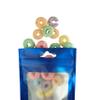 Blue with Window Flat Reclosable Storage Bags for Small Business, Bulk, Freeze Dried Candy, Party Favor, Beauty Wax Melt, Accessories Packaging Bags with Hang Hole (1000, 7.09 inch x 10.24 inch) view 3