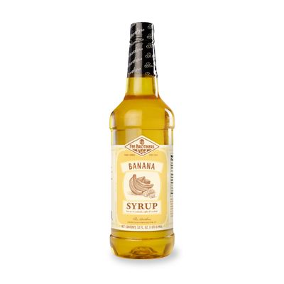 Fee Brothers Banana Flavored Syrup, 32 fl oz (1 Quart)